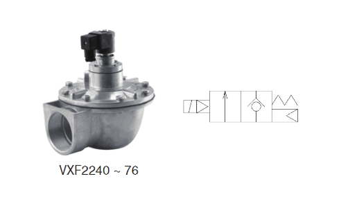 VXF2240-F14-5D-L-XSP01 2/2 Клапан, G1 1/2″, 24VDC, алюм., -40C