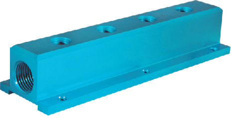 PNMABEG12G142P КОЛЛЕКТОР подвод G1/2″ – 2 выхода G1/4″