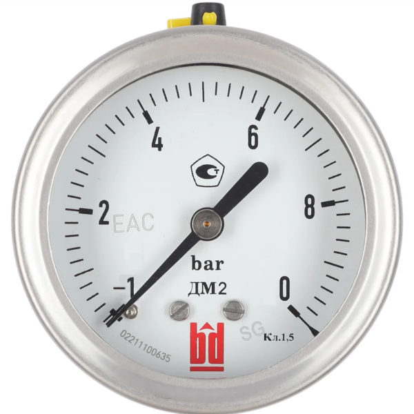 ДМ 2 063 T (-1,0…0)bar Вакууметр – G1/4 силикон (ВП63НЛ)