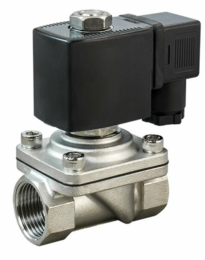 AR-2K21-10-3/8-GSV-S51H-DC24 Клапан соленоидный (НЗ, Ду=10мм, Дэф=15мм, присоед.3/8″, Нержав.сталь/V
