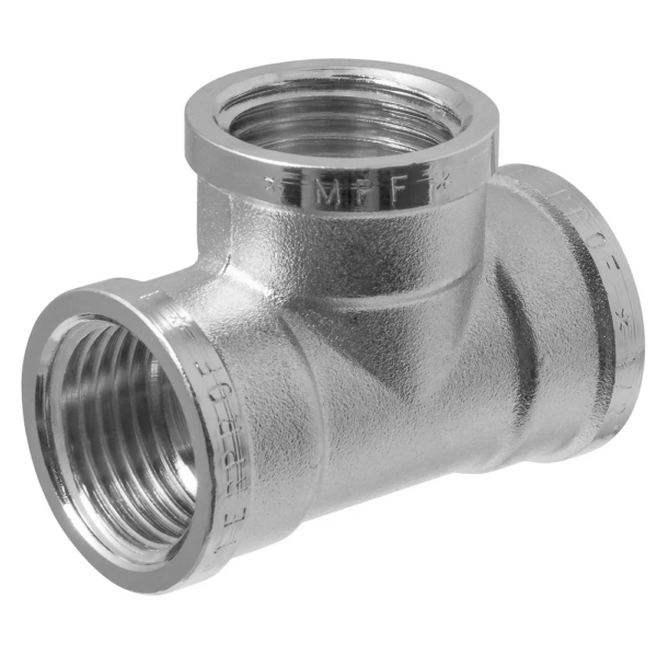GIDT1/4″ – резьбовой тройник 1/4″внутр. (тройник BSP Г-Г-Г)