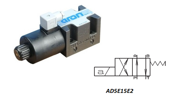 AD5E15E2 Гидрораспределитель 12V ДУ10 574А сх. Aron