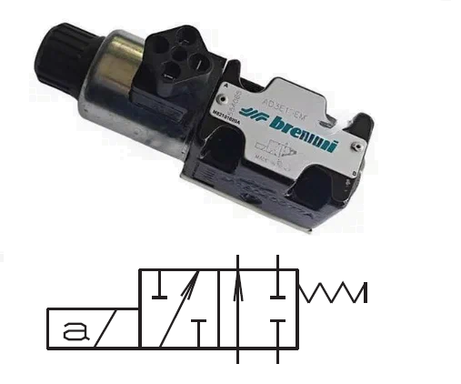 AD3E17E3 Гидрораспределитель ДУ6 573 сх, 24VDC, Brevini