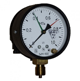 ЭКМ100Вм-2,5МПа-2,5 Манометр