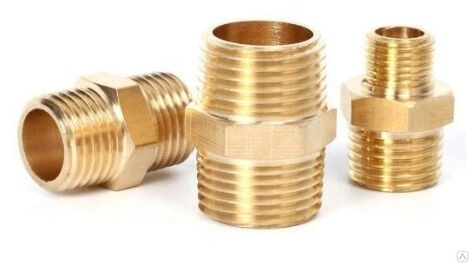102-1/2-3/4 Резьбовой соединитель НР R1/2″ – НР R3/4″, никелир. латунь