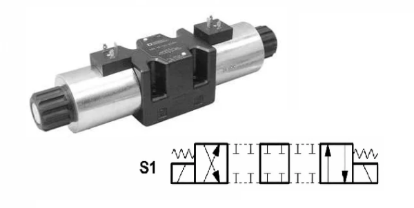 DS5-S1/14N-D24K1/CM — Гидрораспределитель., Элм.-Элм. =24В,120 л/мин