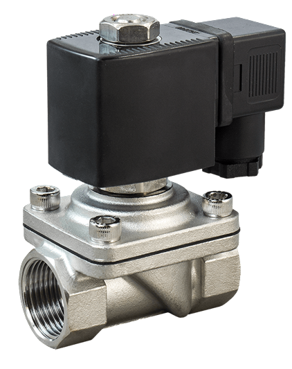 AR-2W41-15-1/2-CSV-S91H-AC220 Клапан соленоидный HЗ,Ду=15 Нерж.ст/Vition,0..0,8МПа(-10..120